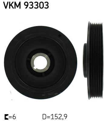 Poulie damper (Poulie de vilebrequin) SKF VKM 93303